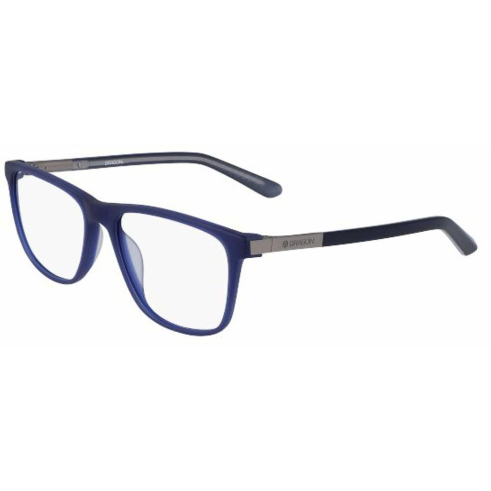 NEW DRAGON DR 2006 415 Matte Navy Eyeglasses 55/17/145 with Dragon Case